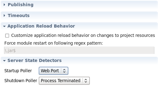 module restart behavior screenshot